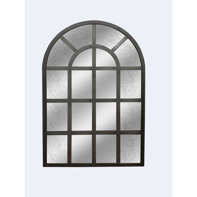 Boyadjis Wood Flat Wall Mirror
