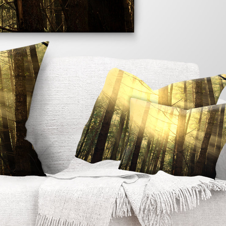 Coussin Dense Sunny Forest