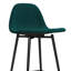 Henrine Upholstered Counter Stool with Metal Frame-1118811362