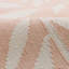 Tapis intérieur / extérieur rose pâle tissé à la main Floral-50668287
