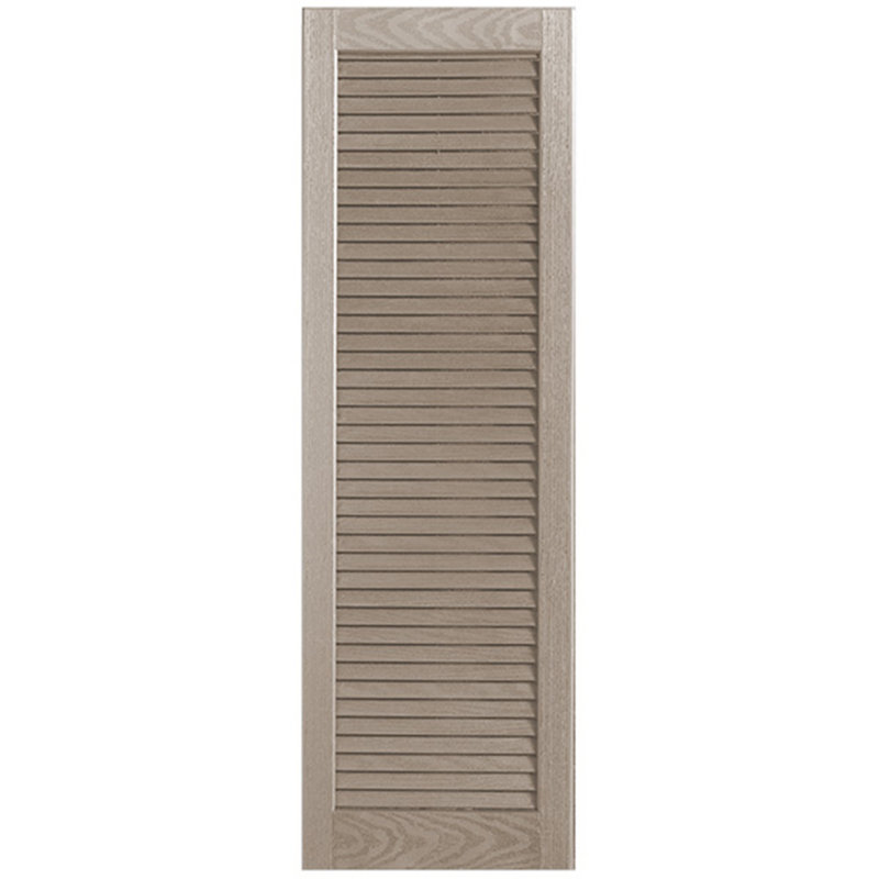 Paire de volets à persiennes droites, 9", 39 po, Grès