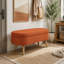 Banc de rangement avec repose-pieds ovale-62776088