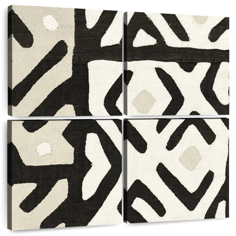 Avery Kuba Cloth I Neutral, 74" H x 74" W
