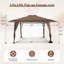 Taivon 13 Ft. W x 13 Ft. D Steel Pop-Up Canopy-574831185