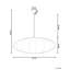Bonard 1 - Light Matte Unique/Statement Pendant