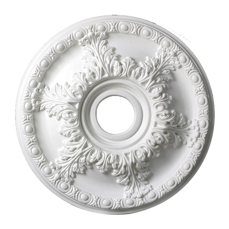 Médaillon de plafond en polyuréthane 18 po x 1-7 / 8 po