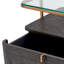 Augusto Glass End Table