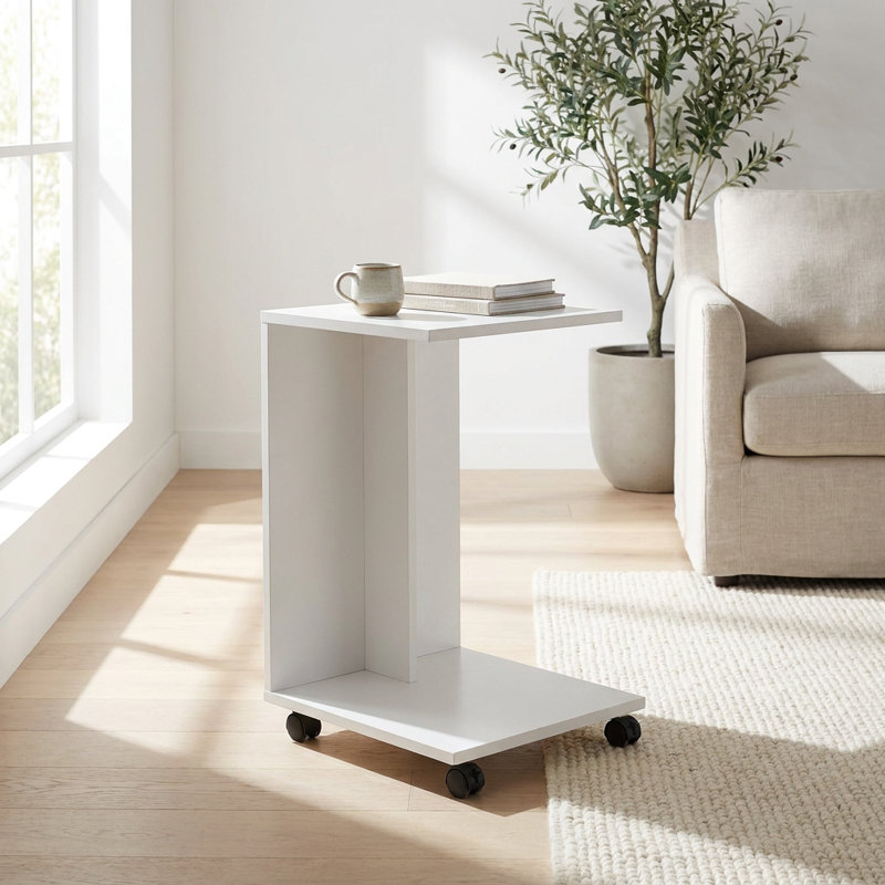 Ellison Divided CShape Mobile End Table