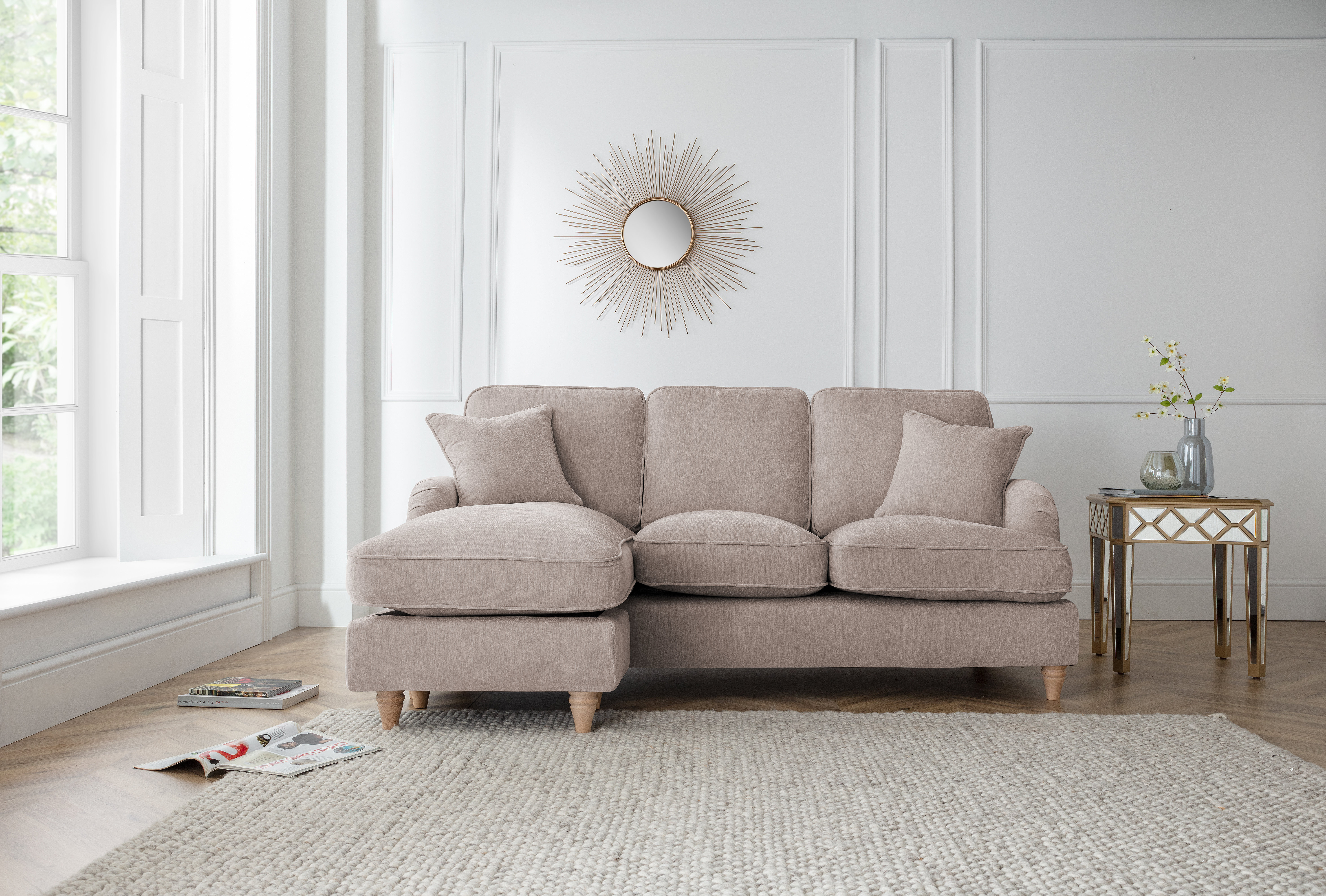 Galilee Left hand Facing Chaise Sofa