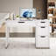 Bureau 52 pouces avec 4 tiroirs, petit bureau d'ordinateur pour les petits espaces-1538663042-1538663040