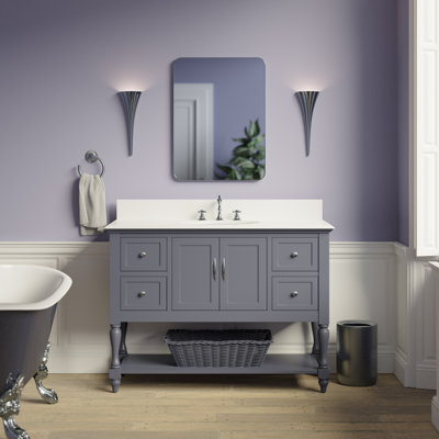 Hampton 48'' Single Bathroom Vanity with Top