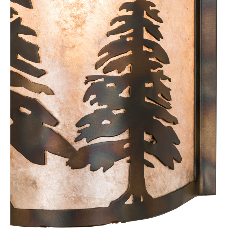 Caitlynn Flush Mounted Sconce, Silver