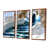 Toile avec cadre flottant brun