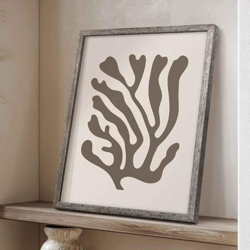 Matisse CC XXXII, reproduction encadrée - bois massif, Argent rétro, H 21 po x l 17 po