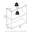 Rial 80.19cm W Metal Shelving Unit