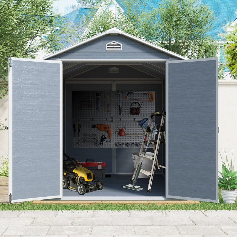 Remise de rangement d'extérieur de style classique Verve avec portes doubles et construction robuste