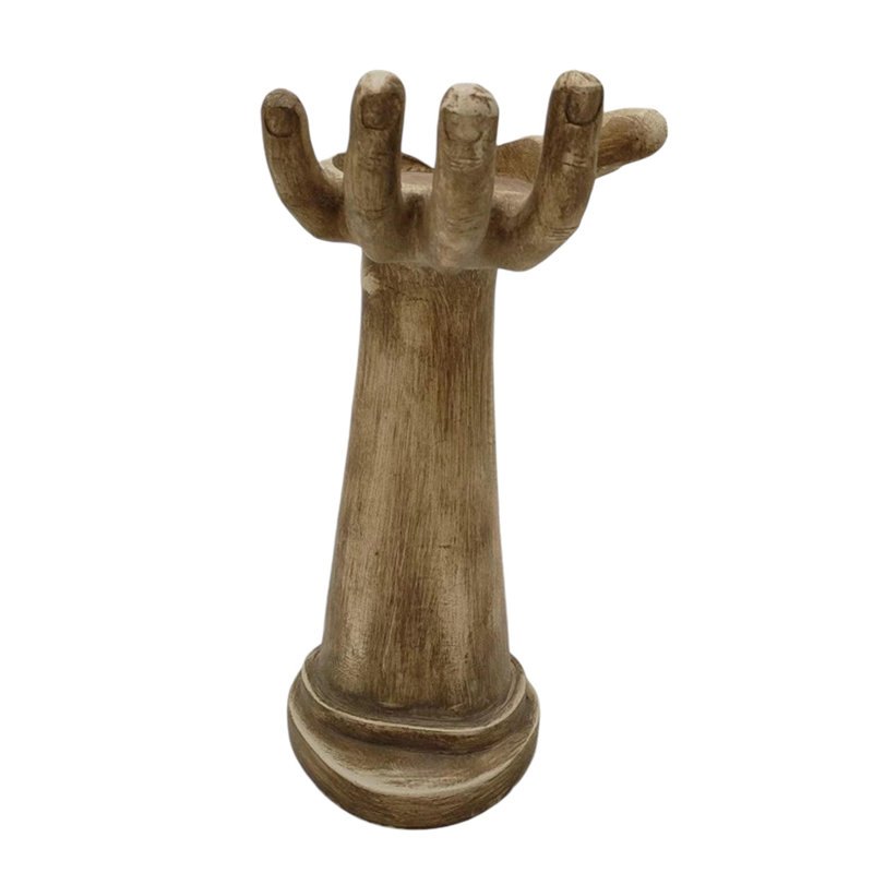 Crisslyn 1 Bottle Tabletop Wine Bottle Rack, Cream