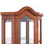 Armoire de coin avec finition en noyer