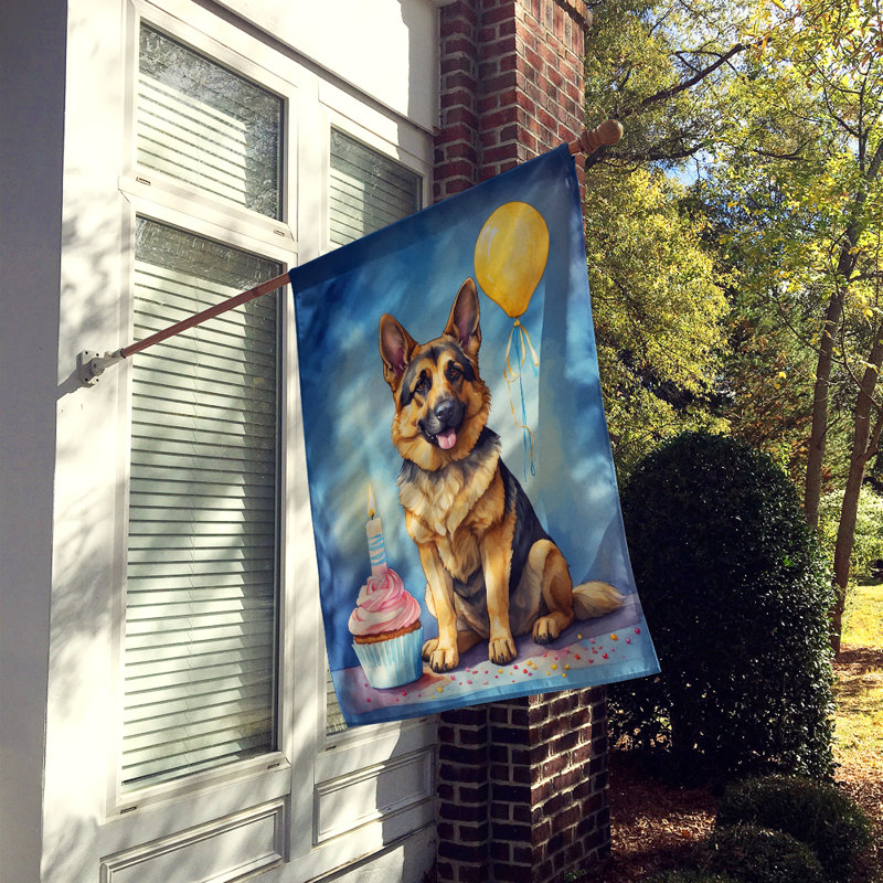 Drapeau «Happy Birthday House», Berger allemand