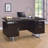 Weathered 2-Drawer Floating Top Office Desk-110644423