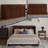 Westfield Low Profile Wood Murphy Bed Chest with 6" Mattress-224811452-202105573