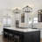 5-Light Round Flush Mount With Open Cage
