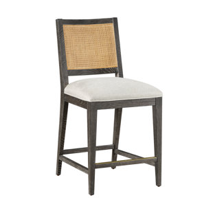 Tabouret de comptoir rembourré Caine II