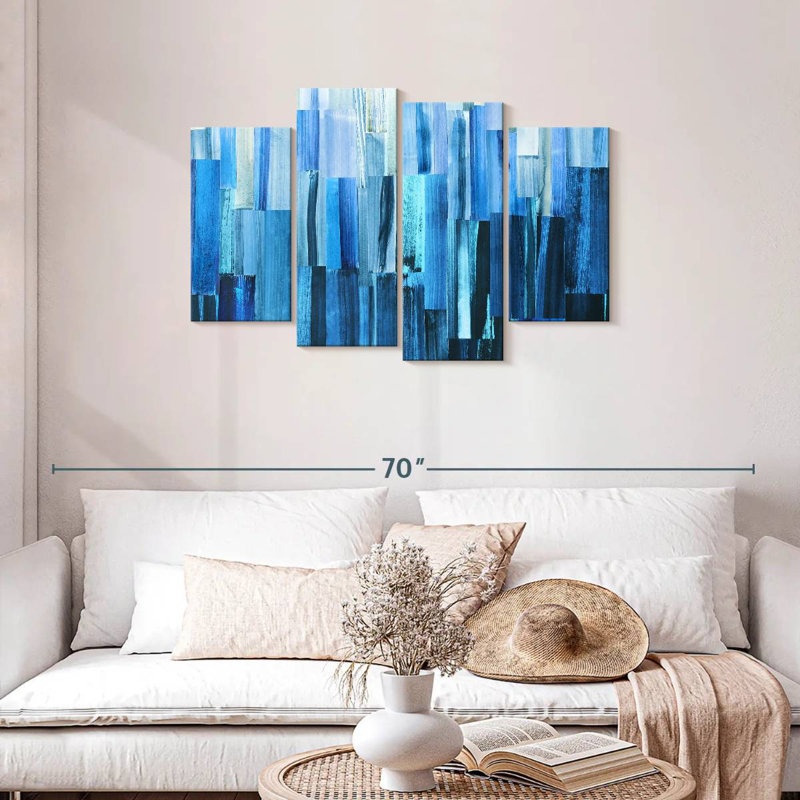 Avery Icy Blue Layers, 27" H x 43" W