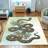 Charming Floral Design With Pile Soft Printed Rug Adding Elegance and Comfort to Your Living Room or Bedroom-1411631630