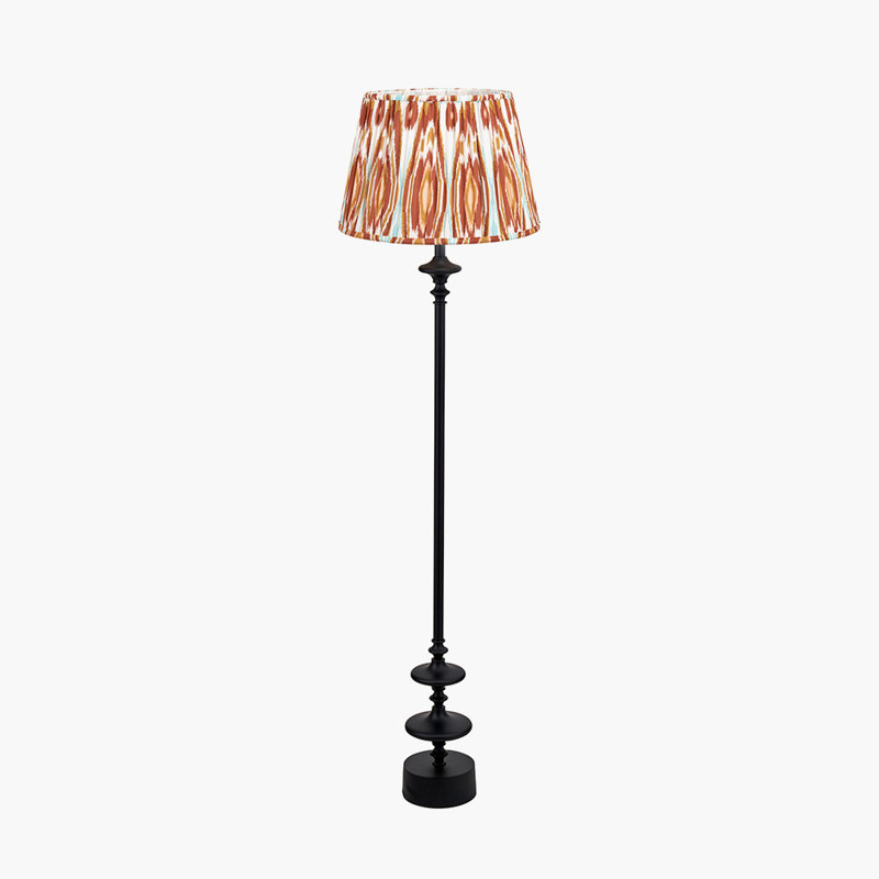 Benil 172cm Matte Traditional Floor Lamp, Orange