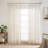 Semi Sheer Scalloped Edge Linen Coastal Beach Window Curtains for Living Room Bedroom 2 Panels Rod Pocket-1869890797-1854734663