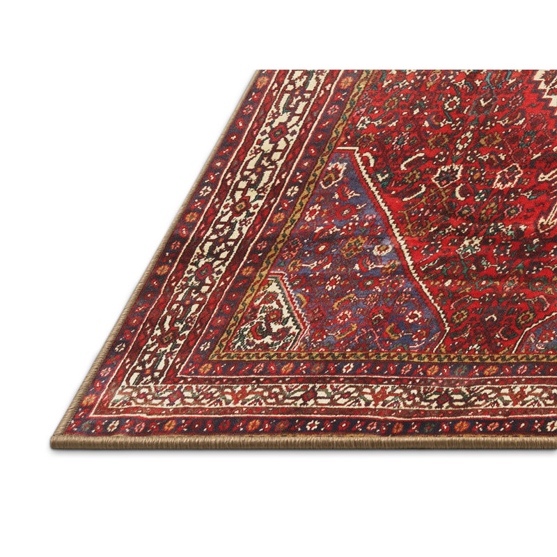 Tapis rouge à motif sud-ouest, Rectangle 8 pi x 10 pi