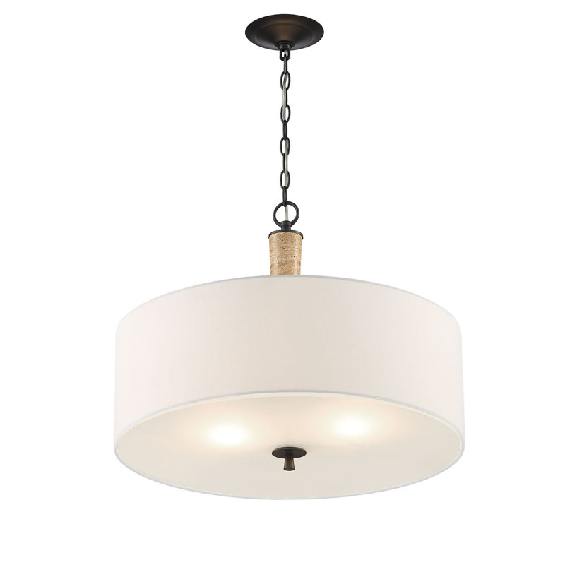 Lustre tambour 2 lumières Dennie