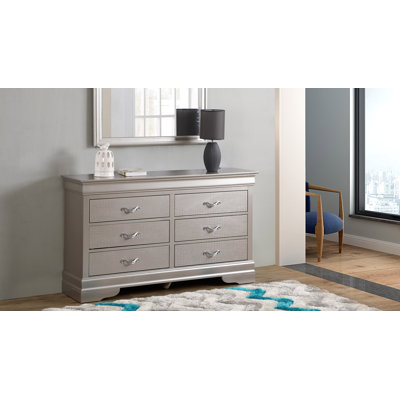 Commode Lorana G6500-D, champagne argenté