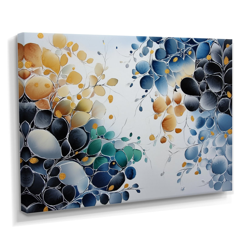 Winter Balance Of Wildflowers I - Art mural imprimé fleurs sauvages, Toile tendue, H 16 po x l 32 po, Ne s’applique pas