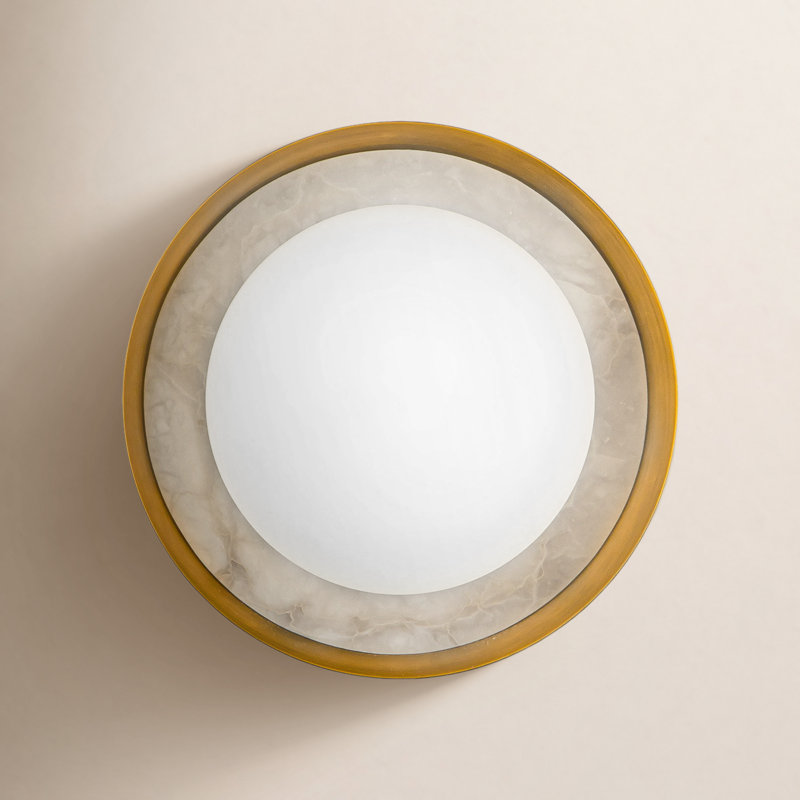 Alonso 1 - Light Bath Sconce, Vintage Brass