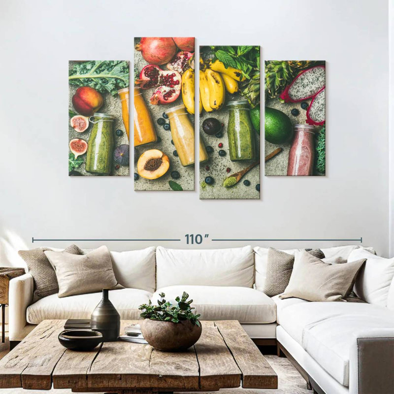 Smoothie aux fruits en bouteille Yarlin, H 54 po x l 84 po