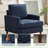 Clancy Armchair With Solid Wood Legs-129459923