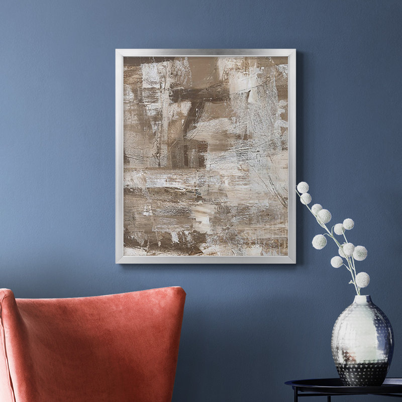 Toile encadrée de qualité supérieure bronzée II - prête à être accrochée, Argent, H 24 po x l 20 po