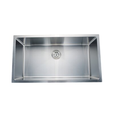 32"" L x 19"" W Undermount Kitchen Sink Single Bowl Stainless Steel Deep Sink -  KDK HOME, KDK-3219S