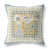 Beige / motif floral blanc 2