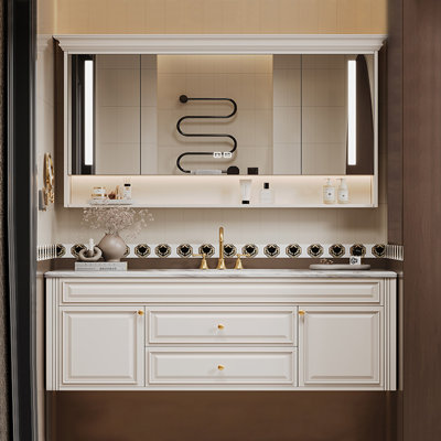 American retro style bathroom cabinet