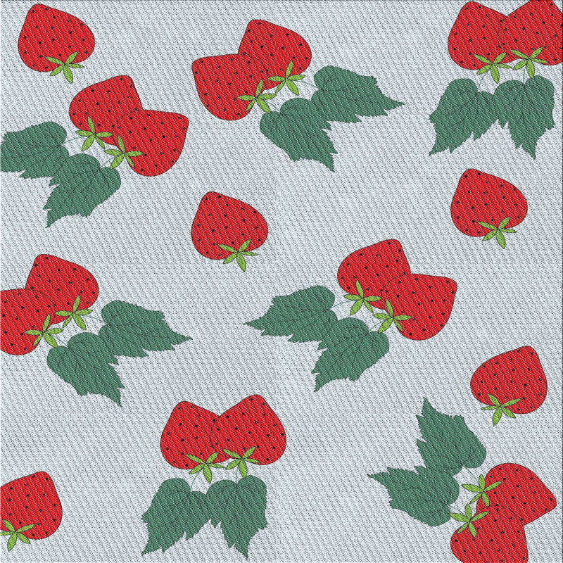 Tapis rouge à motif floral Danniella, Carré 4 pi
