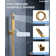 LED Thermostatic Shower Faucet 12" High-Pressure Dual Showerheads with Handheld Shower