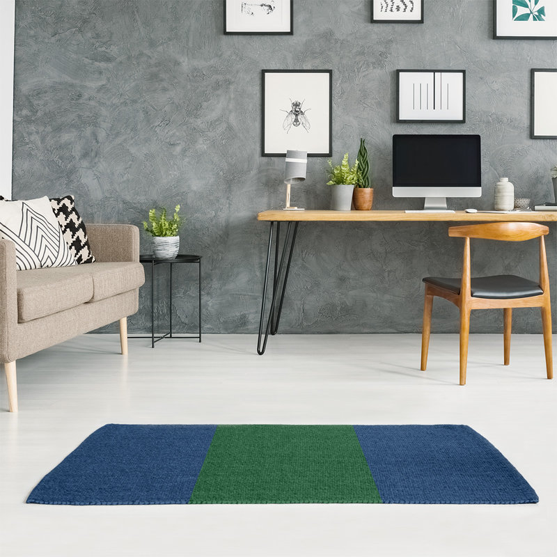 Striped Indoor Rug, Rectangle 7' x 5'