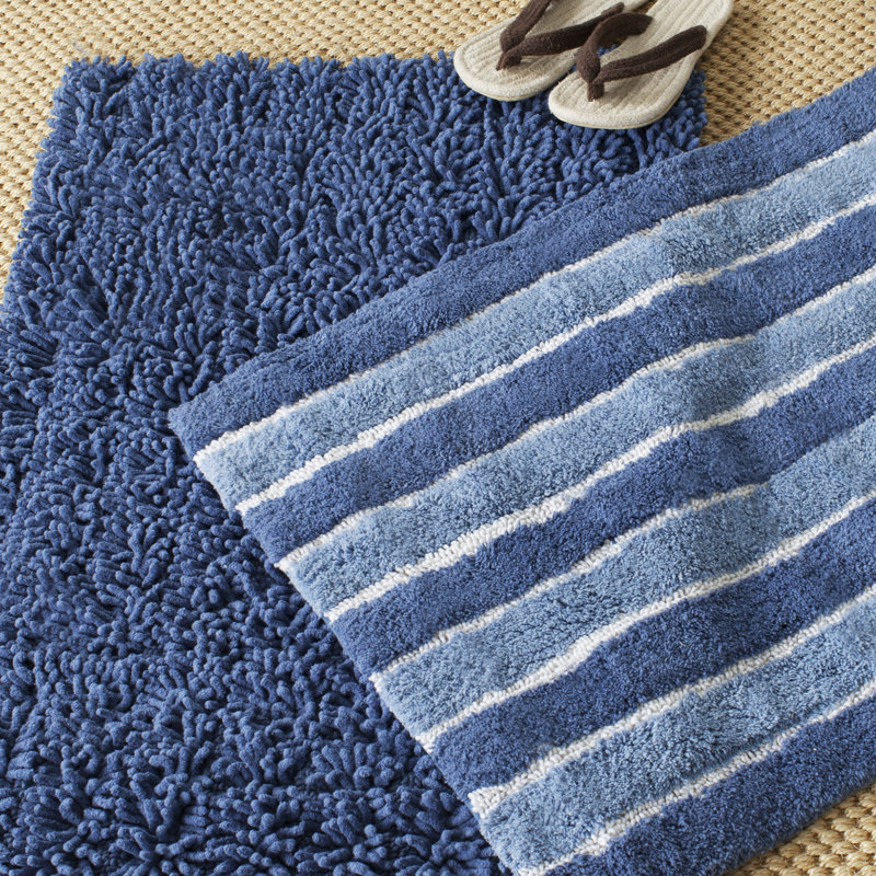 Viveka Bath Hand Tufted Cotton Rug, Rectangle 2'3" x 3'9"