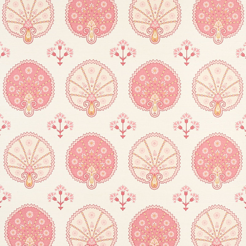 Papier peint Chambis Crown Sisal, Rose