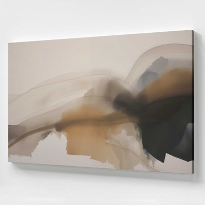 Rustic Elegance Noir, reproduction sur toile