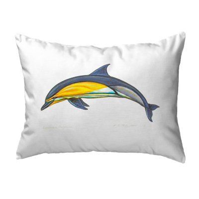  Housse et insert de coussin rectangulaire Dolphin Fish