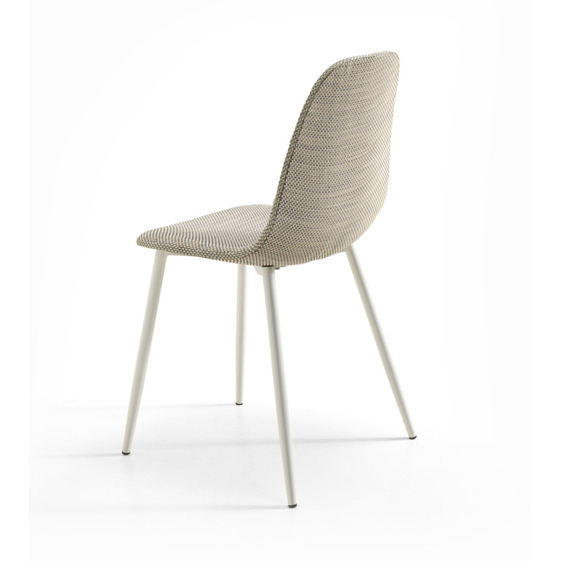 Gallatin Upholstered Dining Chair, Light Grey